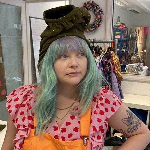 Louisa-messing-about