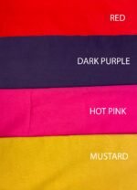 Fine cotton lining colour options