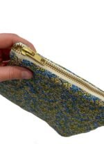 Blue and Green Ditsy Floral Make Up Bag - Image 2