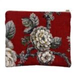 Red Floral Make Up Bag