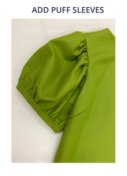 Add puff sleeves to my garment