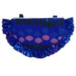 Design your own frilly half moon pouch
