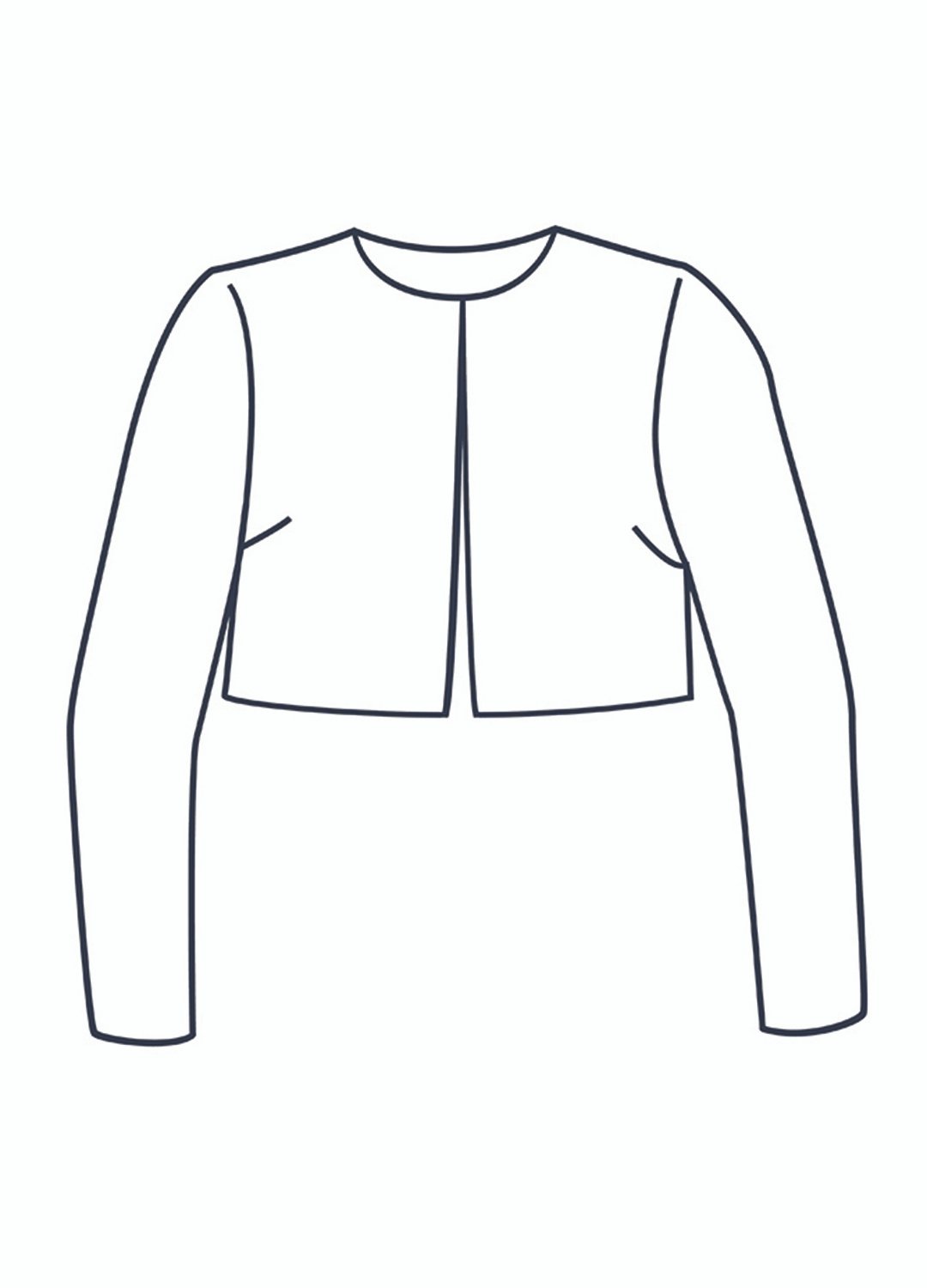 Design your own: Loungewear Cropped Jacket Design your own: Loungewear Cropped Jacket - Image 1