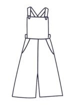 Design your own: Loungewear Dungaree-Culottes