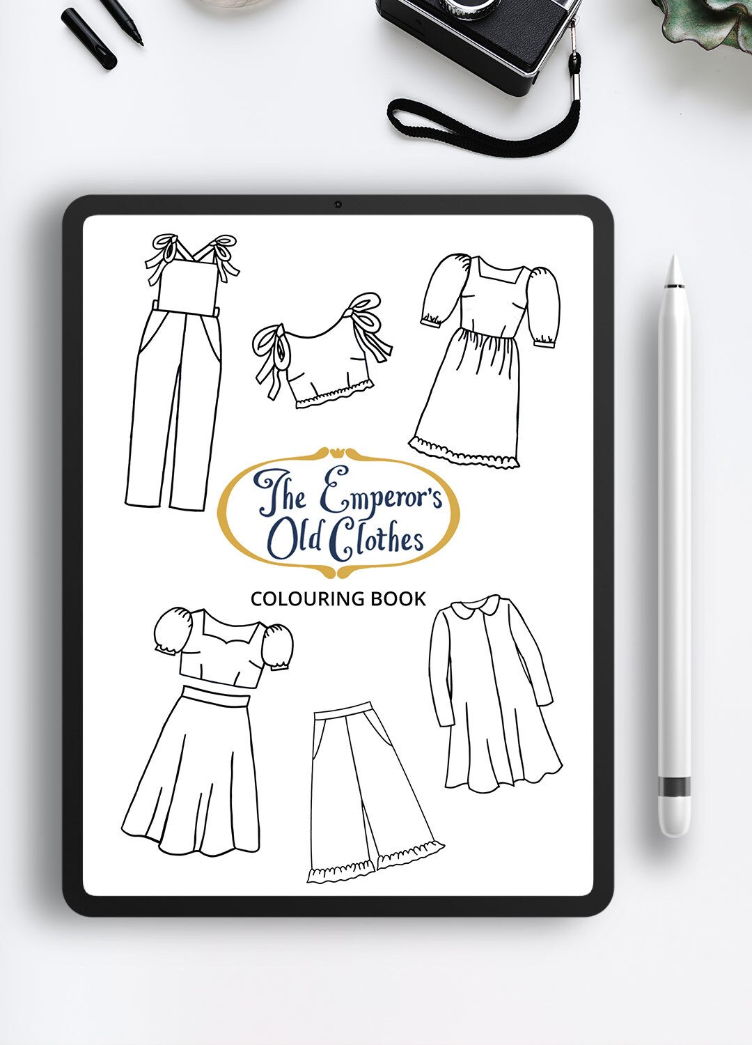 colouring-ebook Emperor's Colouring Book - Digital Copy - Image 1