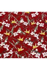 Fabric Ref 2324 - Floral And Birds Cotton