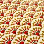 Fabric Ref 2515 - Art Deco Fans Cotton