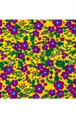 Fabric Ref 3156 - Floral Viscose Mix