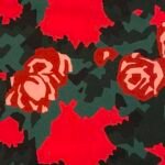 Fabric Ref 3027 - Floral Viscose Mix