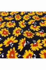 Fabric Ref 3519 - Floral Viscose Mix - Image 3