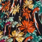 Fabric Ref 3581 - Floral Viscose