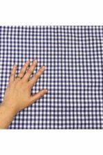 Fabric Ref 3833 - Purple Gingham Cotton - Image 2