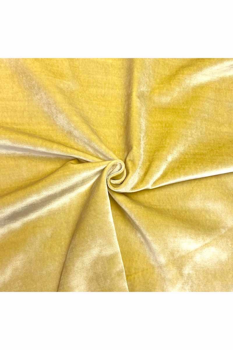 Ref 391 a Fabric Ref 391 – Yellow Velvet - Image 1