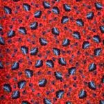 Fabric Ref 4031 - Floral Textured Viscose Mix