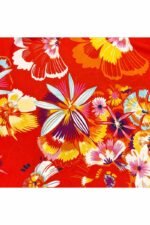 Fabric Ref 4045 - Floral Viscose Mix