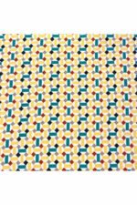 Fabric Ref 4047 - Geometric Crepe Viscose Mix