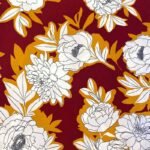 Fabric Ref 4064 - Floral Viscose Mix