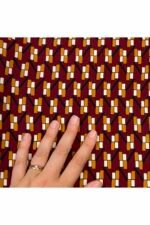 Fabric Ref 4073 - Geometric Viscose Mix - Image 2