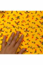 Fabric Ref 4080 - Floral Viscose Mix - Image 2