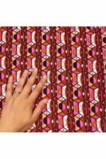 Fabric Ref 4105 - Geometric Viscose - Image 2