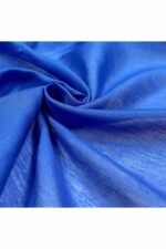 Fabric Ref 4111 - Blue Silk Cotton