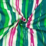 Fabric Ref 4114 - Stripe Viscose