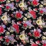 Fabric Ref 4155 - Floral Viscose