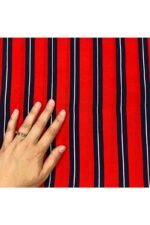 Fabric Ref 4231 - Stripe Viscose - Image 2