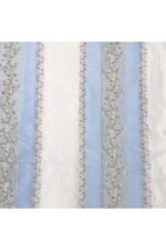 Fabric Ref 2023 - Blue and White Stripe Brocade