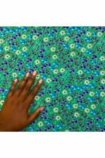 Fabric Ref 3141 - Floral Viscose Mix