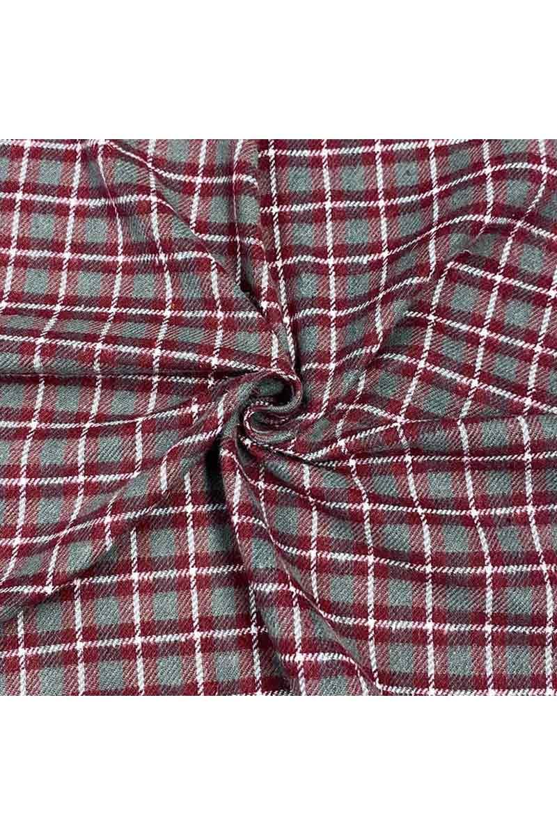 4278a Fabric Ref 4278 - Check Brushed Cotton - Image 1