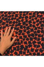 Fabric Ref 4415 - Geometric Viscose Mix - Image 2