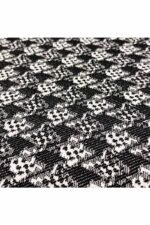 Fabric Ref 4481 - Monochrome Houndstooth Mix - Image 3