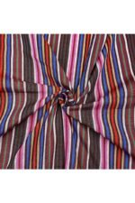 Fabric Ref 4498 - Stripe Cotton Mix