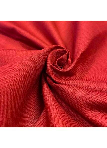 Fabric Ref 4655 - Red Linen