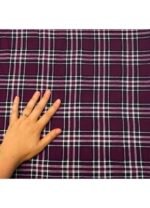 Fabric Ref 4996 - Check Viscose - Image 2