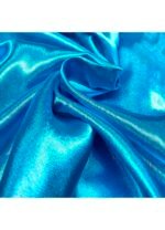 Fabric Ref 5013 - Turquoise Satin Mix - Image 2