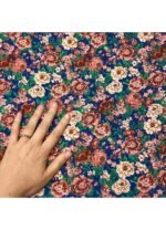 Fabric Ref 5056 - Floral Viscose - Image 3