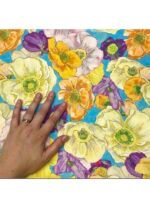 Fabric Ref 5065 - Floral Cotton Mix - Image 2
