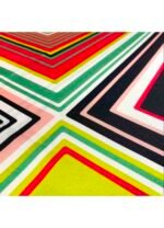 Fabric Ref 5136 - Geometric Satin Mix - Image 3