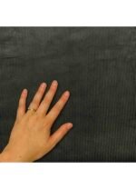 Fabric Ref 5156 - Warm Charcoal Corduroy - Image 2