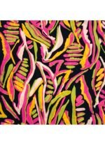 Fabric Ref 5221 - Floral Abstract Viscose