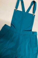 Teal Taffeta Dungarees - ref 36 - Resale item - Approx 12-14 - Image 4