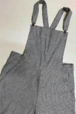 Brown Houndstooth Dungarees - ref 35 - Resale item - Approx 12-14 - Image 4