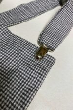 Brown Houndstooth Dungarees - ref 35 - Resale item - Approx 12-14 - Image 5