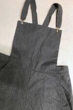 Grey Stripe Dungarees - ref 37 - Resale item - Approx 12-14 - Image 4