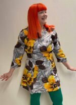 Yellow Flower Dress- ref 75 - Resale item - Approx 12-14