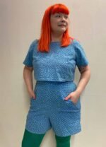 Blue Shorts Two Piece - ref 50 - Resale item - Approx 12-14