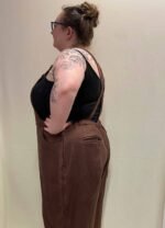 Brown Dungarees- ref 16 - Resale item - Approx 22-24 - Image 2