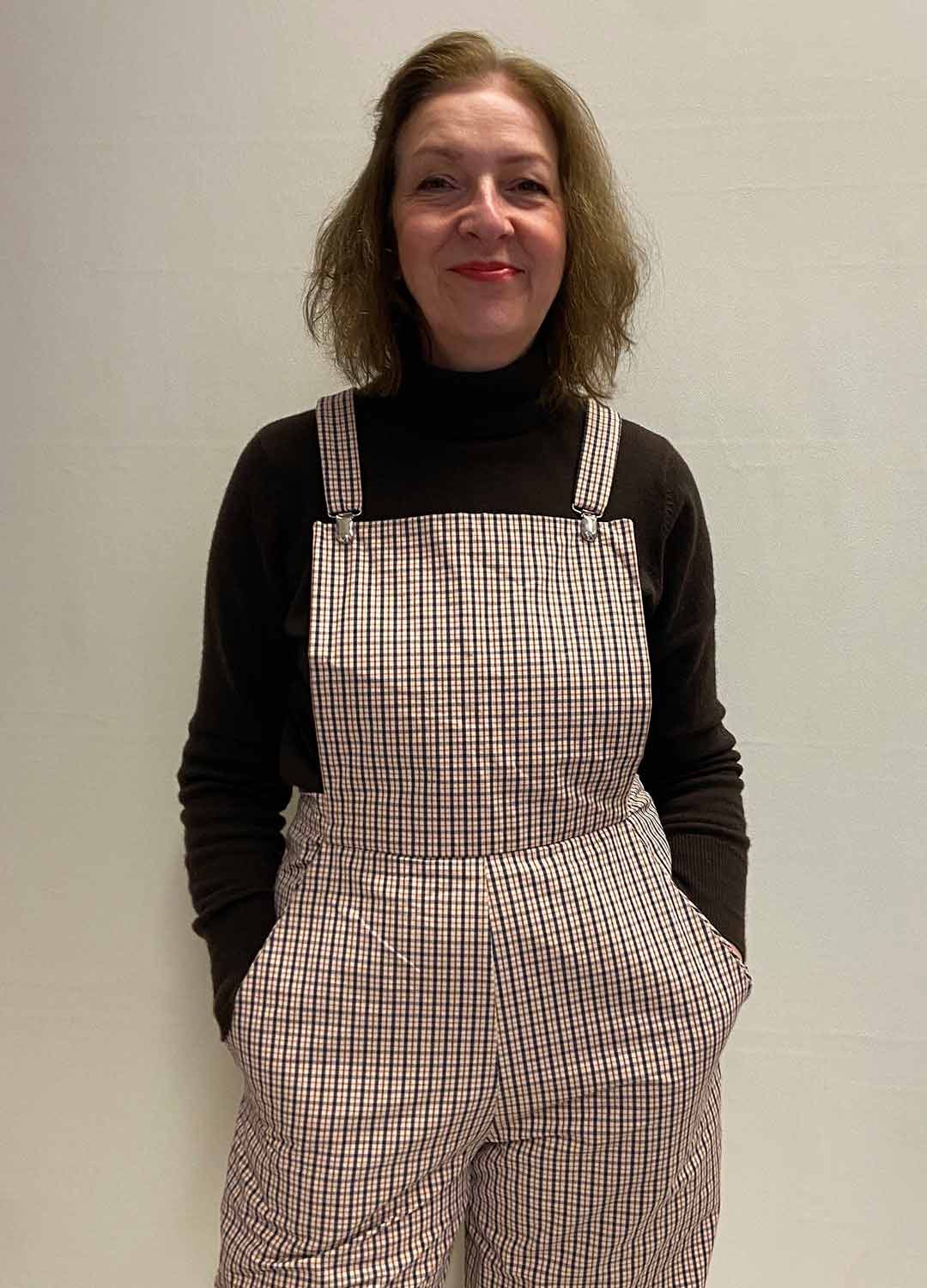 Check Dungarees - ref 49 - Resale item - Approx 12-14 Check Dungarees - ref 49 - Resale item - Approx 12-14 - Image 1